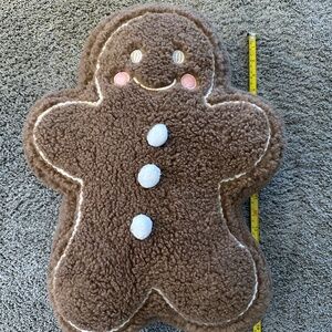Plush Gingerbread Man Pillow